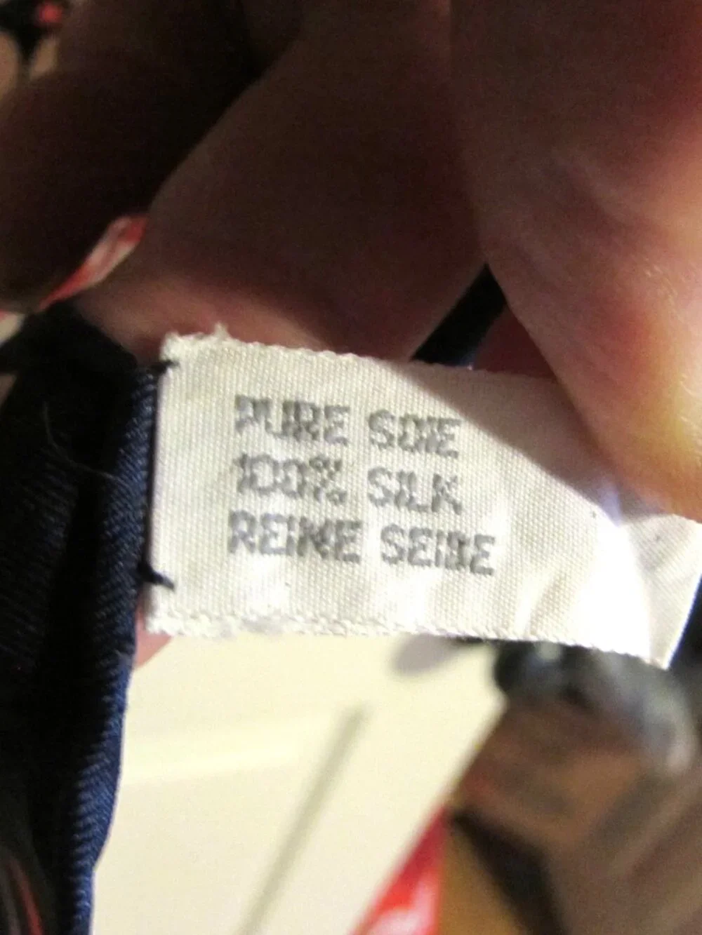 CHRISTIAN DIOR 100% Silk Multi-Colored Scarf Made in France  30" Square - Picture 3 of 3